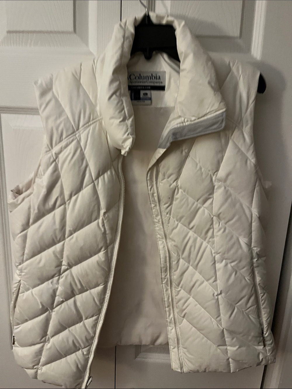 Columbia Ivory Quilted Puffer Vest